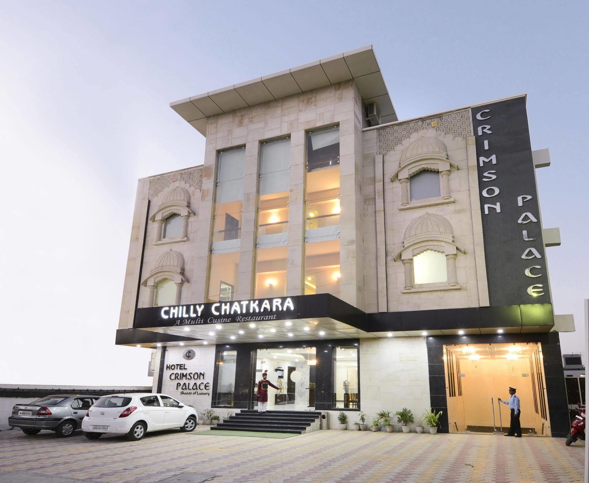Hotel Crimson Palace Agra  Bagian luar foto